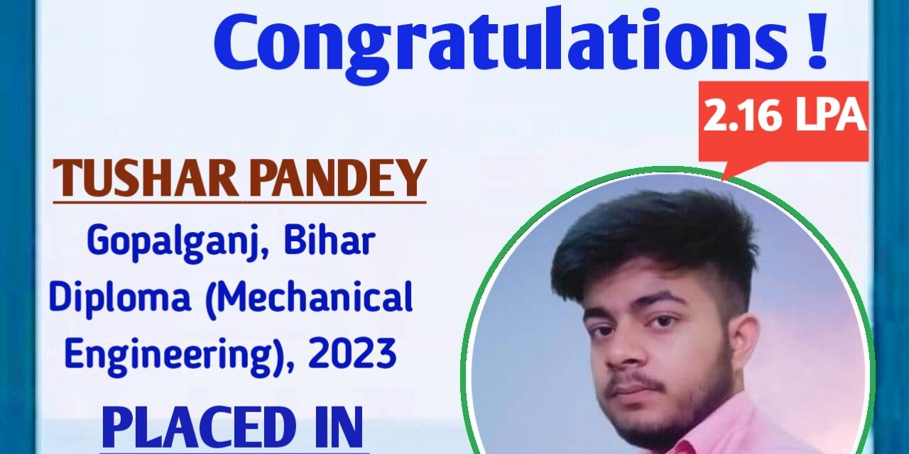 TUSHAR PANDEY – Lucknow Institute of Technology